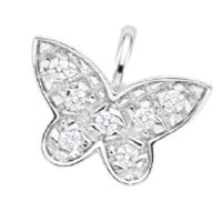 Pendente Elements in Oro bianco Diamante EPF14109.004